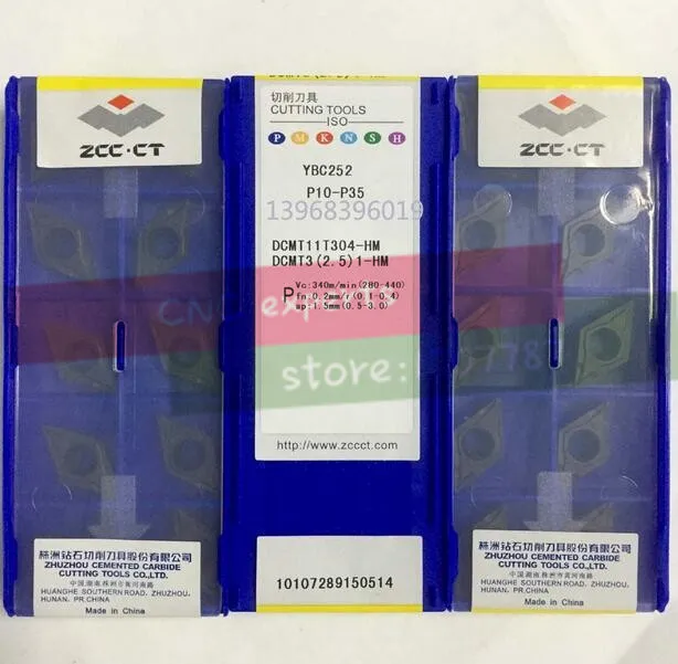 

Станок с ЧПУ, твердосплавный резец DCMT 11T304 HM YBC252, режущий инструмент с ЧПУ из цементированного карбида, Токарные Пластины