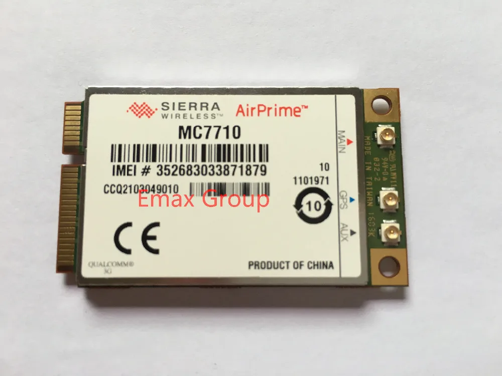 Mở Khóa Sierra MC7710 + 4G Ăng Ten (2 Chiếc 15CM) cho Thinkpad T430 T530 X230 X230I Mini PCI-E