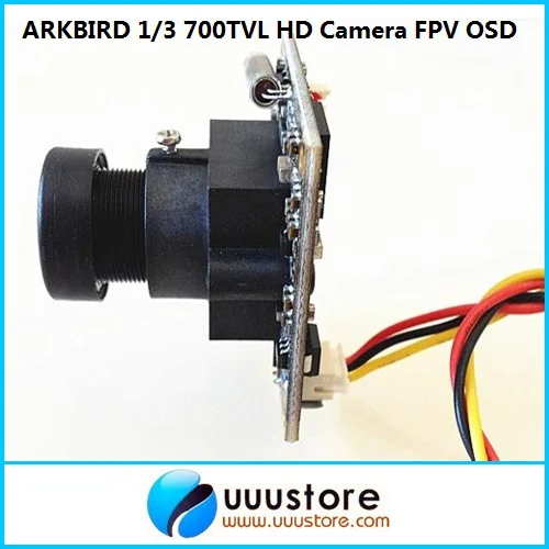 

Arkbird Flight Control Plug and Play 1/3 700TVL HD Camera FPV OSD System