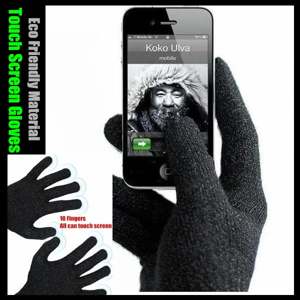 300pairs! Big Yards 10 Fingers Eco Friendly Material Capacitive Touch Screen Gloves for iPhone for iPad,High Sensitivity&Elastic