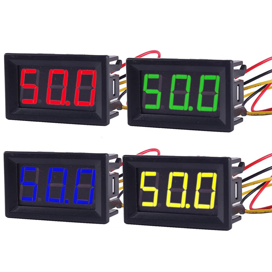 LED Digital Voltmeter Ammeter DC 100V 10A Voltage Current Meter Gauge Tester Dual LED Display Volt Meter Gauge Detector