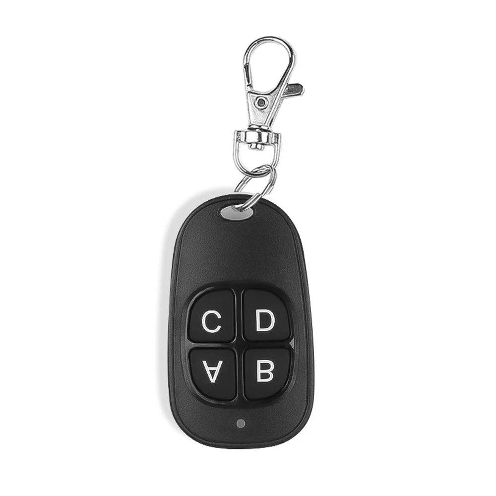 10pcs 433MHz Remote Control Copy Cloning Garage Door Remote Control Duplicator Key Fob Wireless 4 Keys Cloning electric gate