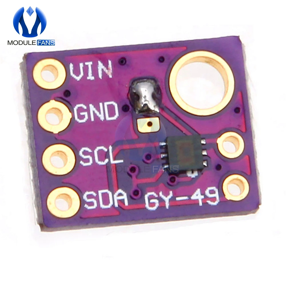 GY-49 MAX44009 Umgebungs Licht Sensor Modul Für Arduino Mit 4P Pin Header Modul I2C IIC Ausgang Niedrigsten Power 1,7 V-3,6 V – Detail 6