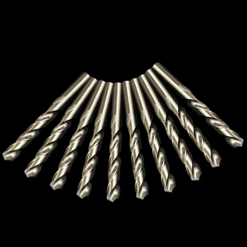 10Pc Mata Bor 2.5มม.เจาะ M35สแตนเลส Cobalt Twist Mata Bor เครื่องตัดไม้เครื่องมือ