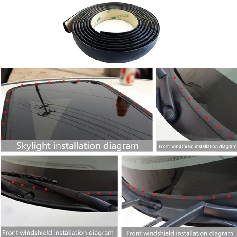 

3M Car sunroof seal sticker for Land Rover LR4 LR2 Evoque discovery 2 3 4 freelander 1 2 AUTO Accessories