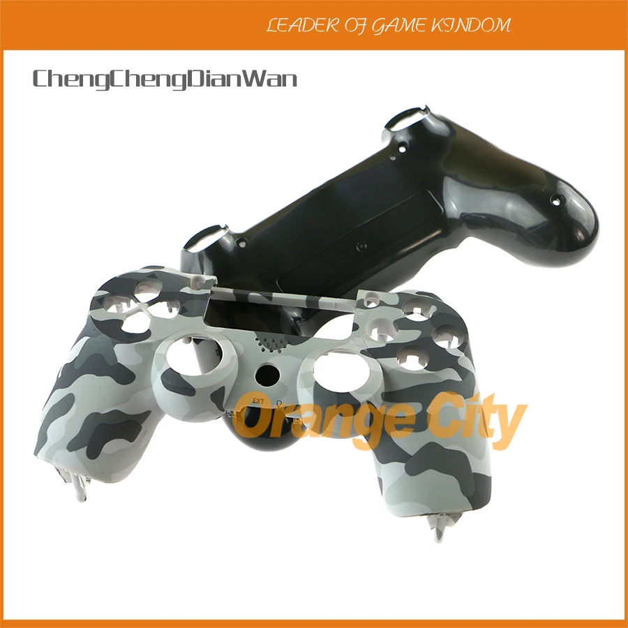 

10Setd Replacement Camouflage Shell case For PS4 Controller case Urban Camo Upper and Down Shell case