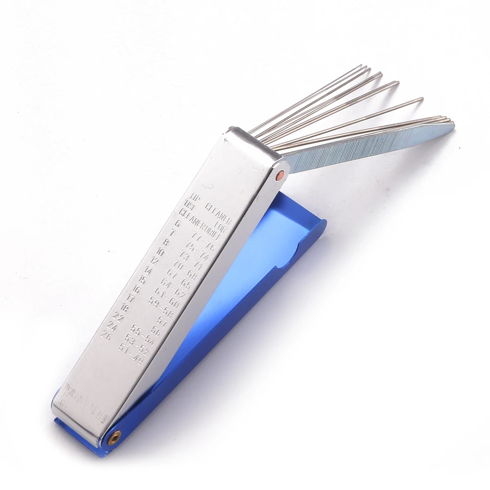 14-In-1 Rvs Lassen Nozzle Tip Cleaner Kit Ruimers Lasser Solderen Door Naald