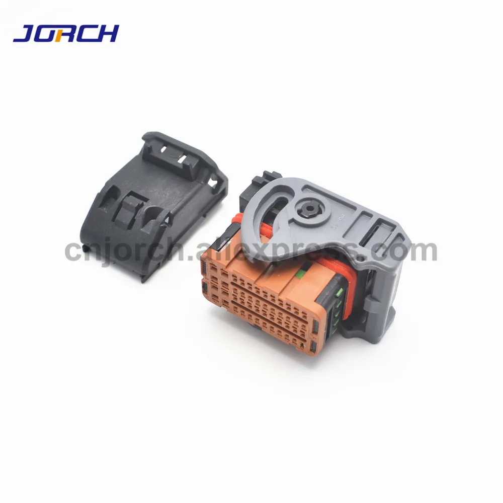 1 set 48pin way ecu automotive connector plug female molex wire brown connectors