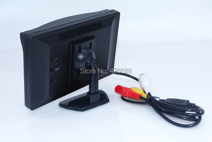 2in1 5 inch car monitor gương + Universal car rear view tật xếp máy ảnh CCD HD tầm nhìn Ban Đêm Khuyến Mãi