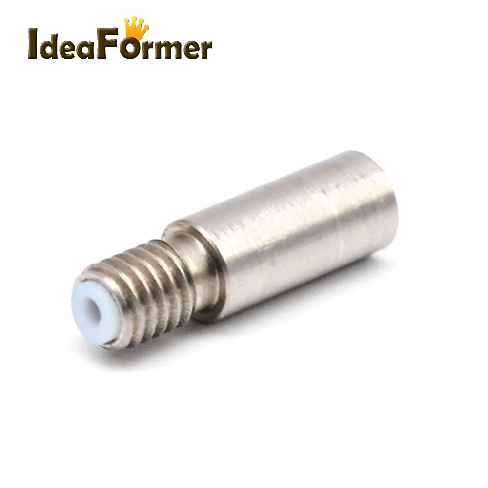 3D Printer Parts Chimera Extruder Heat Break E3D V6 Dual Hotend J-head Throat Bore 4.1/All Metal/With Telfonto tube 23mm/1.75mm