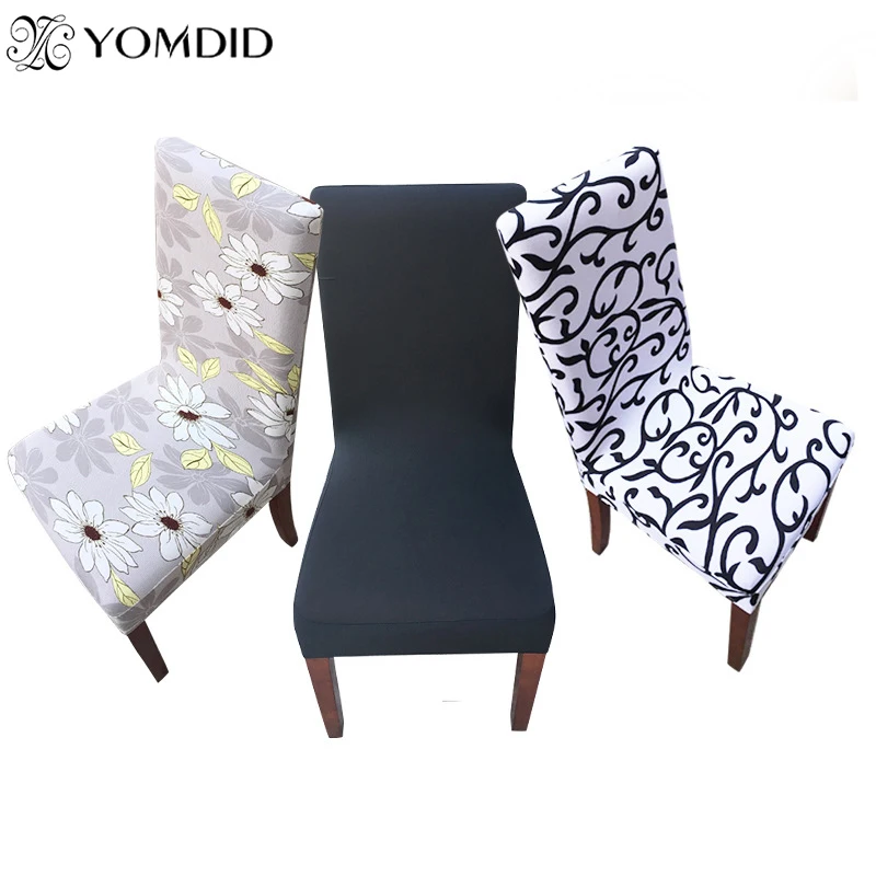 

Removable Spandex Chair Covers Stretch Anti-dirty Seat Cover For Wedding Banquet Hotel Home Chair Cover housse de chaise