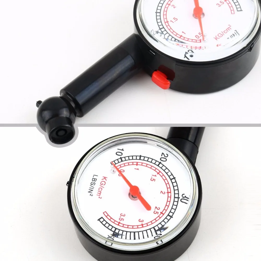 KEBETEME NEW Car Vehicle Motorcycle Bicycle Dial Tire Gauge Meter Pressure Tyre Measure Tool -PY-PY For Car Vehicle Motorcycle