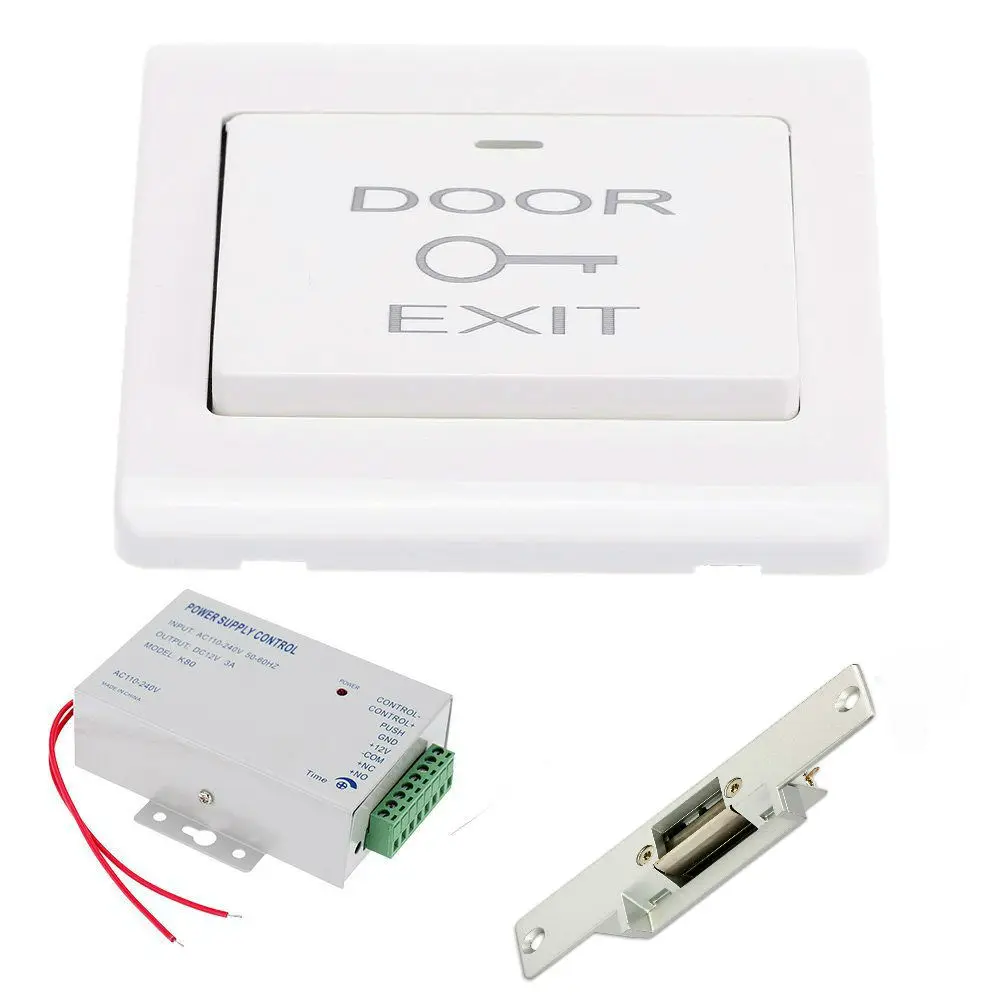 Electric Control Lock Electronic Magnetic Door Lock For 12V DC Access Control System Video Intercom Door Phone System