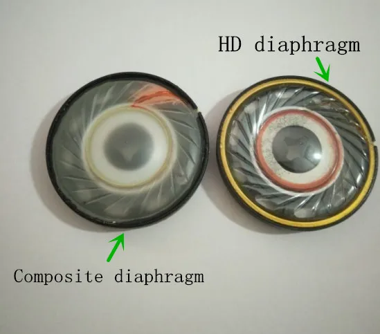 스피커 유닛 HD 다이어프램, 복합 다이어프램, 50mm, 30 옴, 1 쌍 = 2 개