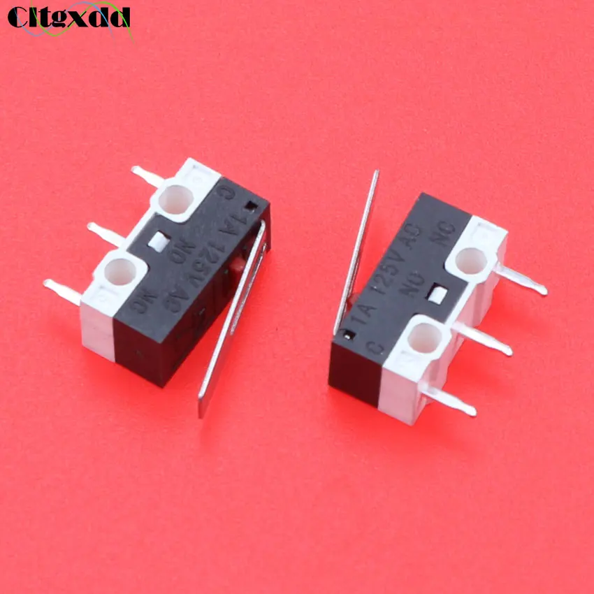 Cltgxdd 1Piece Limit Switch Push Button Switch 1A 125V AC Mouse Switch 3Pins Micro Switch