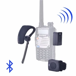 Bộ Đàm Tai Nghe Không Dây Bluetooth Tai Nghe 2 Chiều Đài Phát Thanh BT Tai Nghe Tai Nghe Chụp Tai Cho Máy Bộ Đàm Kenwood TYT Bộ Đàm Baofeng 888S UV-82 UV5R