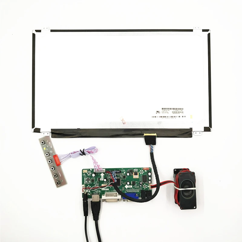 Lcdコントローラーボードサポートvgaオーディオドライバー15.6インチlcdキット (1920x1080,300 cd付き)