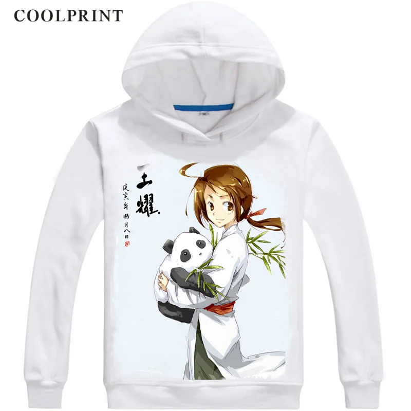 Coolprint China Asian Allied Forces Mens Hoodies Axis Powers Hetalia Men Sweatshirt Streetwear Anime Hoodie Printed Long Hooded