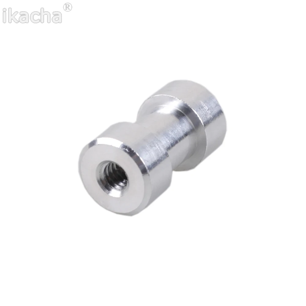 กล้องแสงแฟลชขาตั้งสกรูแปลงอะแดปเตอร์ขาตั้งกล้อง 1/4 3/8 หญิงด้ายอุปกรณ์เสริมสำหรับสตูดิโอถ่ายภาพ