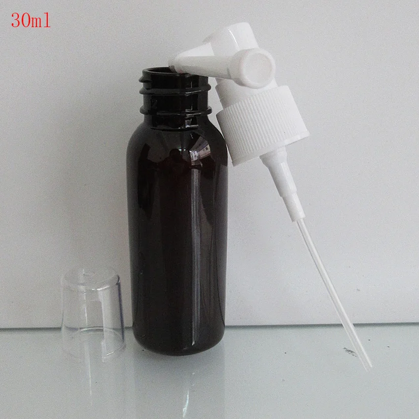 5 cái/lốc 30 ML Bơm Lại Mũi Chai, Bằng Miệng Y Học Chai Phun Sương, chai PET nhựa cho hầu hết các Chất Lỏng, Mỹ Phẩm Make up Chai