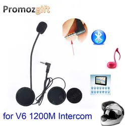 Earphone Accessory for V6 V4 Helmet Intercom Full Duplex Motorcycle Bluetooth Intercom Headset Walkie Talkie BT Interphone