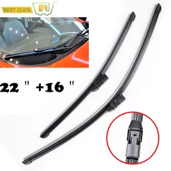 Misima Windshield Windscreen Wiper Blades For Ford Ecosport 2013 2014 2015 2016 Front Window Wiper Bracketless 22