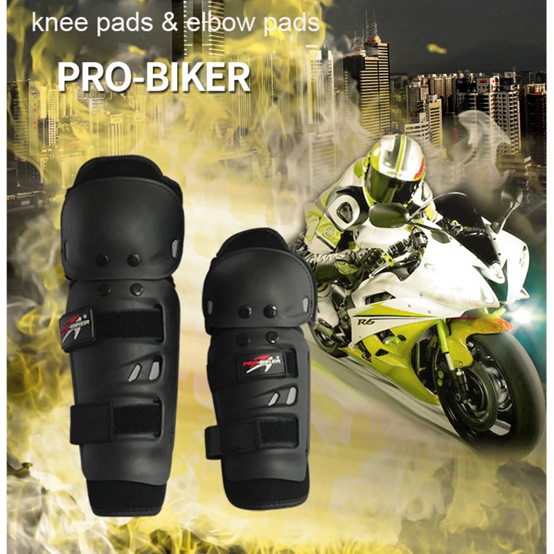 

PRO-BIKER Motorcycle Knee Elbow Pads Moto Racing Protect Gears Pads Cross-country Riding Motorbike Knee Pads with Elbow Pads