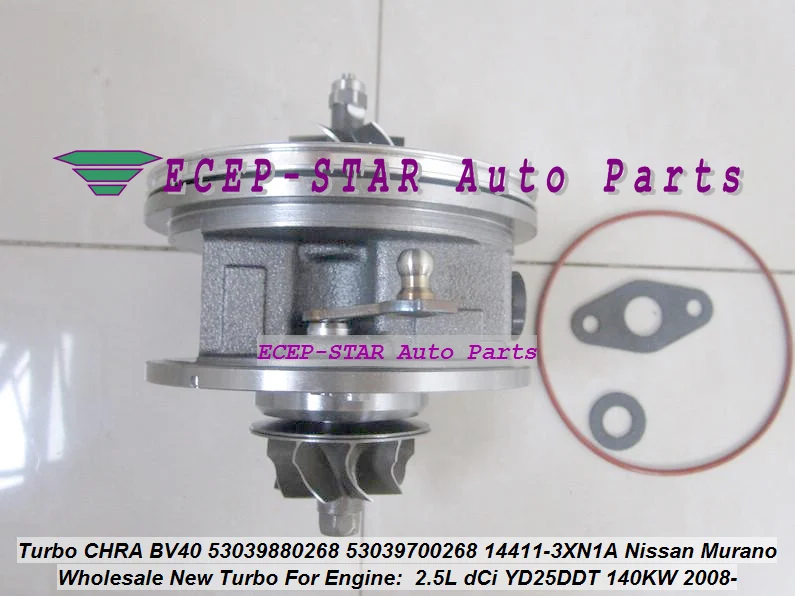 Turbo Cartridge CHRA BV40 54409880014 54409700014 A6710900780 A671090078080 For Ssang Yong Rexton 3 TURISMO 4WD D20DTR 2.0L XDI