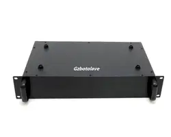 425*88*350 mm Black 19 inch 2U project DIY chassis data switch box Chassis power communication server chassis