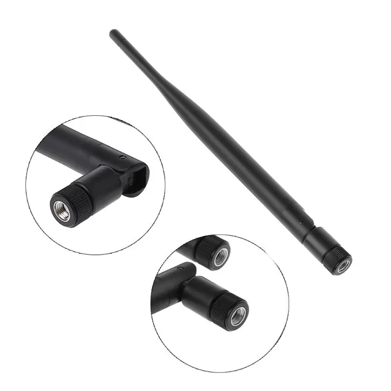 2x6Dbi 2.4GHz 5GHz Dual Band M.2 IPEX MHF4 U.fl cavo di prolunga per WiFi RP-SMA treccia Antenna Set per Antenna Router Wireless