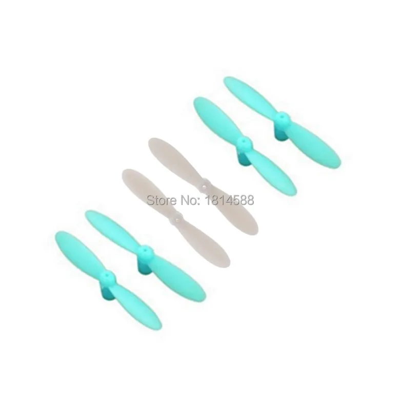 30PCS  H20 quadrocopter remote control aircraft accessories white blue propeller blade paddle H20-07