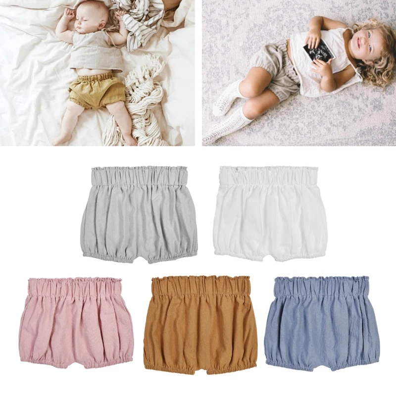 

2018 Baby Boy Girls Cotton Shorts Infant Ruffle Bloomers Toddler Summer Panties MAY14-A