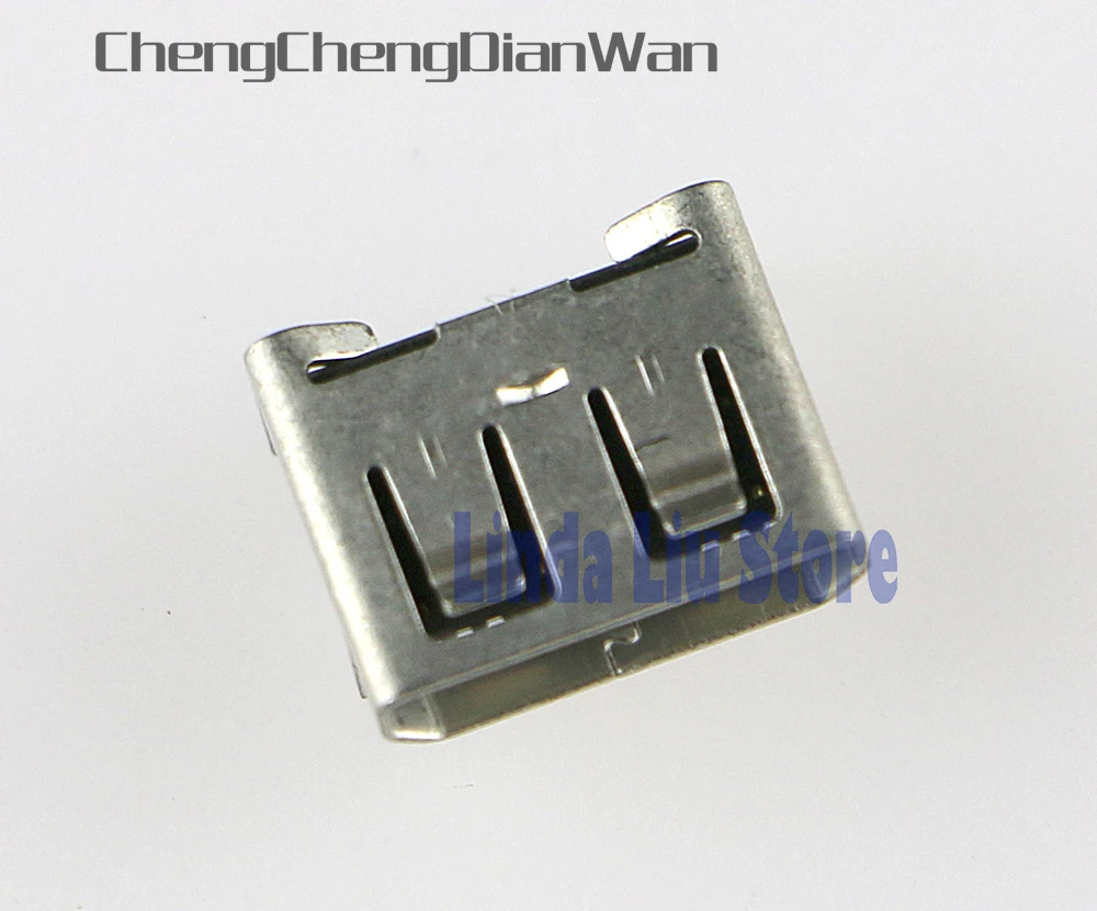 

ChengChengDianWan 50pcs/lot Earphone Charging Port Charger Connector Socket Replacement For Xbox One xboxone Controller