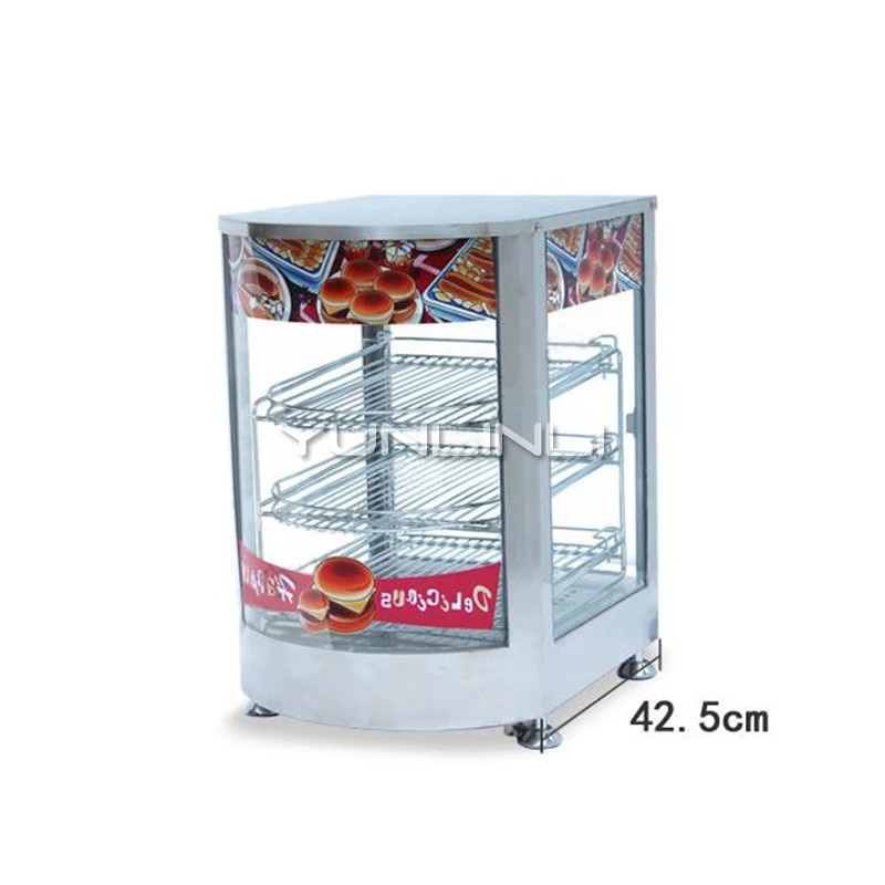 Commercial Food Warming Showcase Electric Cooked-food Heat Preservation Case Electric Food Display Cabinet NP-647