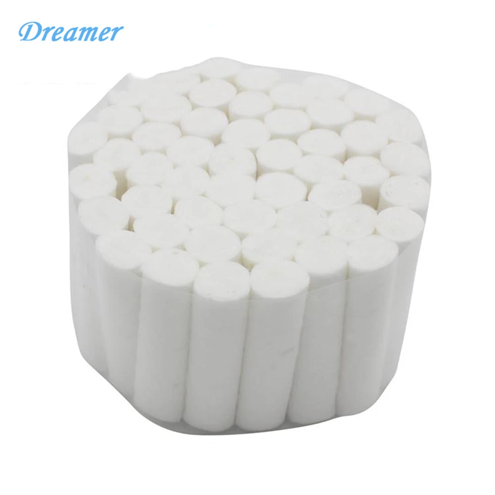 

200PCS Dental Disposable Cotton Rolls Dental Materials Haemostasis Cotton Roll