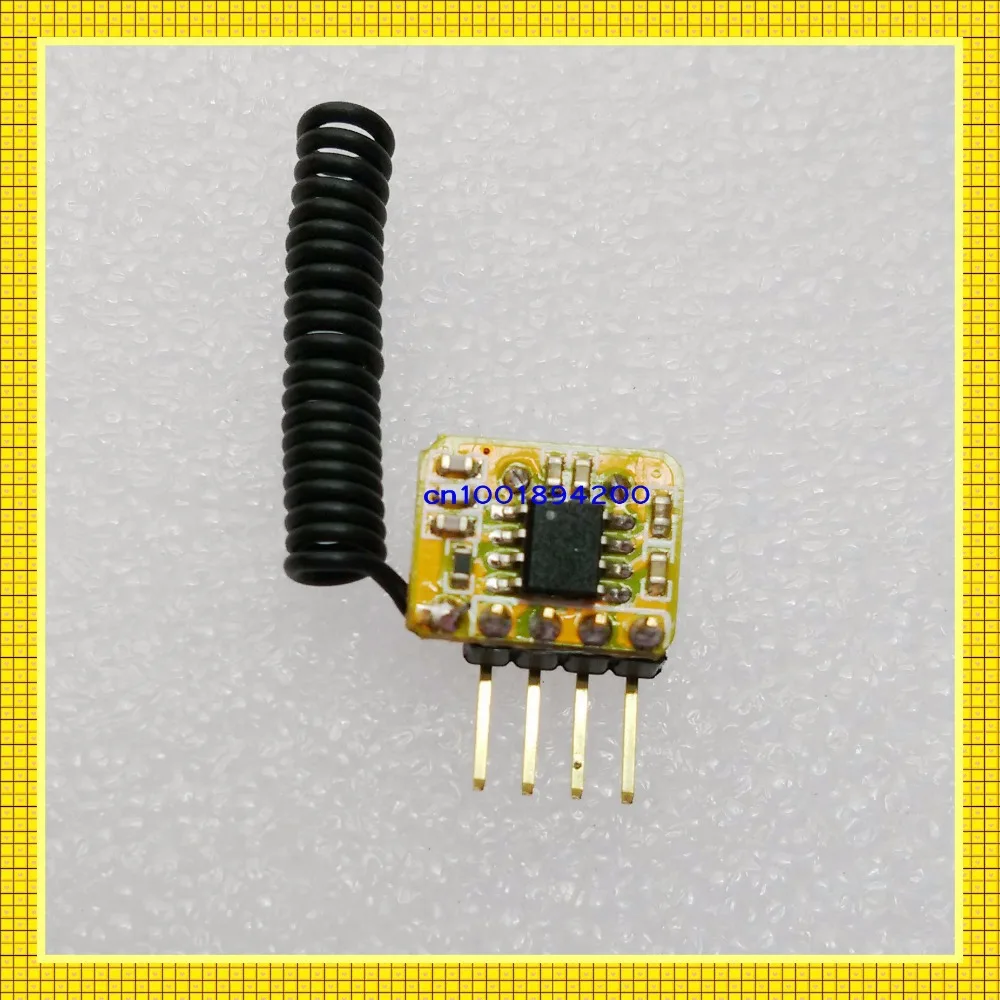 Micro Radio Receiver Module DC3V-5V Signal RX Module 433.92mhz Small Size Circuit Board Superheterodyne Receiver Module RX