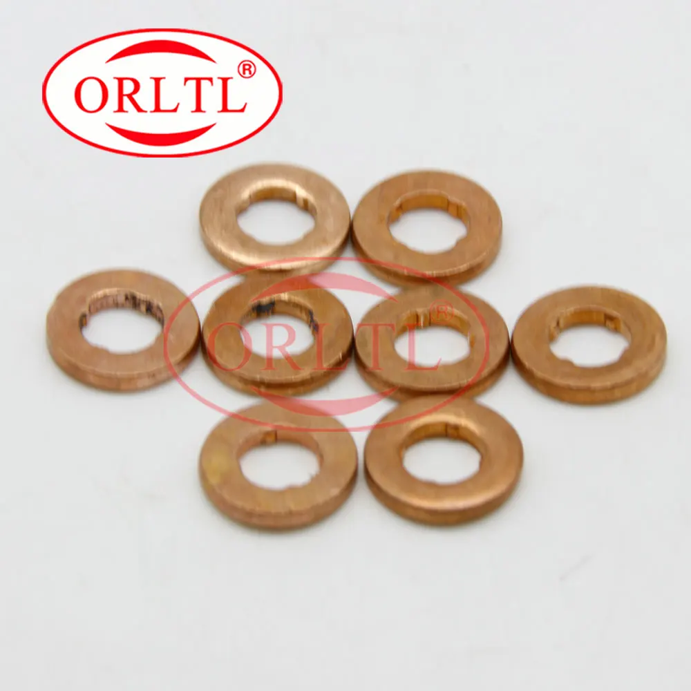 30PCS ORLTL 9001 850F size:7.1*15*2.5mm)Auto Injector Spare Parts Copper Washer ( 9001850F 5 Pcs / Bag Thickness=2.5mm 9001-850F