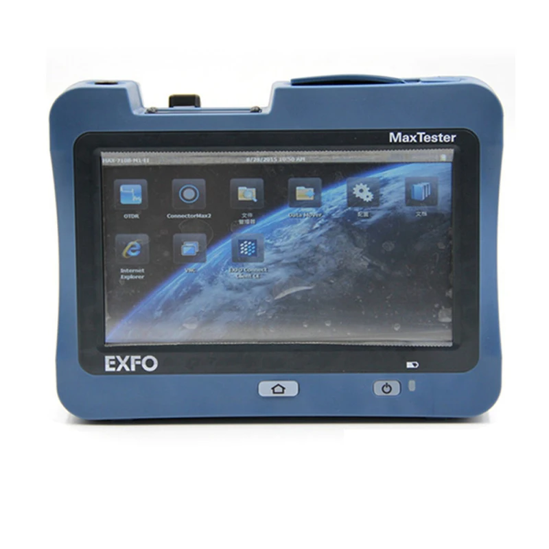 7 inch Touchscreen EXFO OTDR Machine MAX715B 1310/1550nm 30/28dB Optical Time Domain Reflectometer