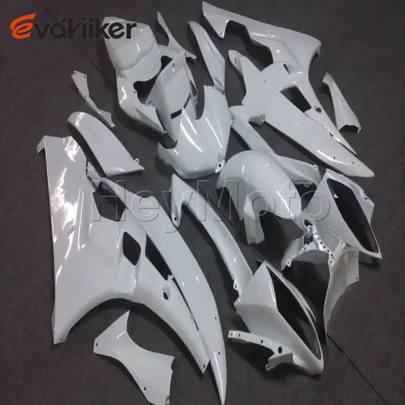 

motorcycle fairing for YZFR6 2006 2007 white YZF R6 06 07 ABS plastic panels kit Injection mold