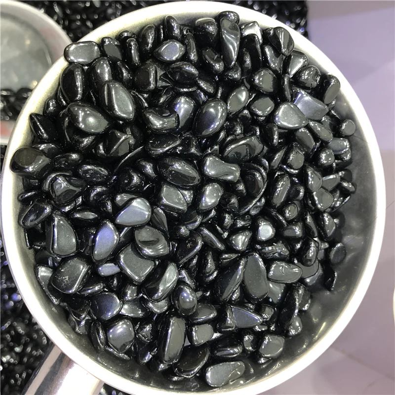 1 kg natural black obsidian crystal gravel stone  pocket stone gravel stone rough specimen wholesale  cheap dropshipping