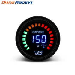 Dynoracing 52mm 2 Inch LCD Digital Water Temp Gauge With Sensor water Temperature gauge car meter  BX101453