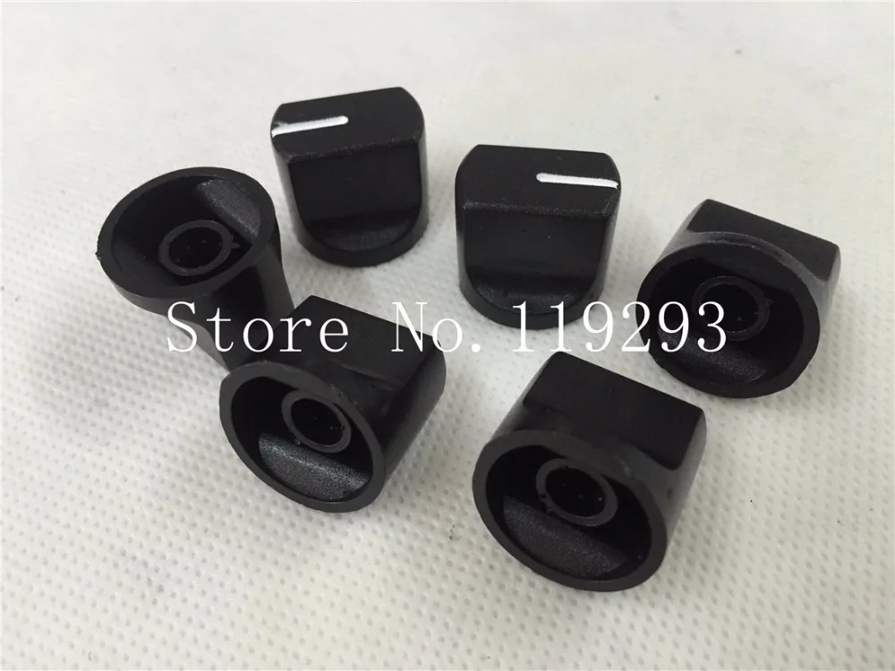 

[BELLA]A duckbill -shaped knob 19 * 16MM potentiometer knob encoder shaft hole 6mm flower band switch--100PCS/LOT