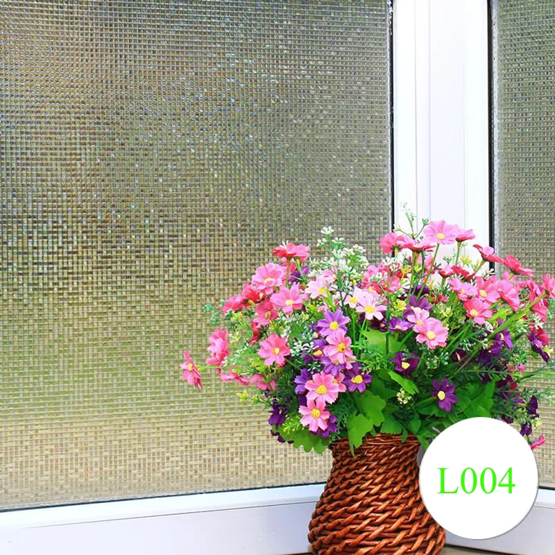 Static Cling Window Film for Sliding Door, Glass Decor for Home, Crystal Refraction,Thickening Sticker,Living Room, 60/90x 200cm