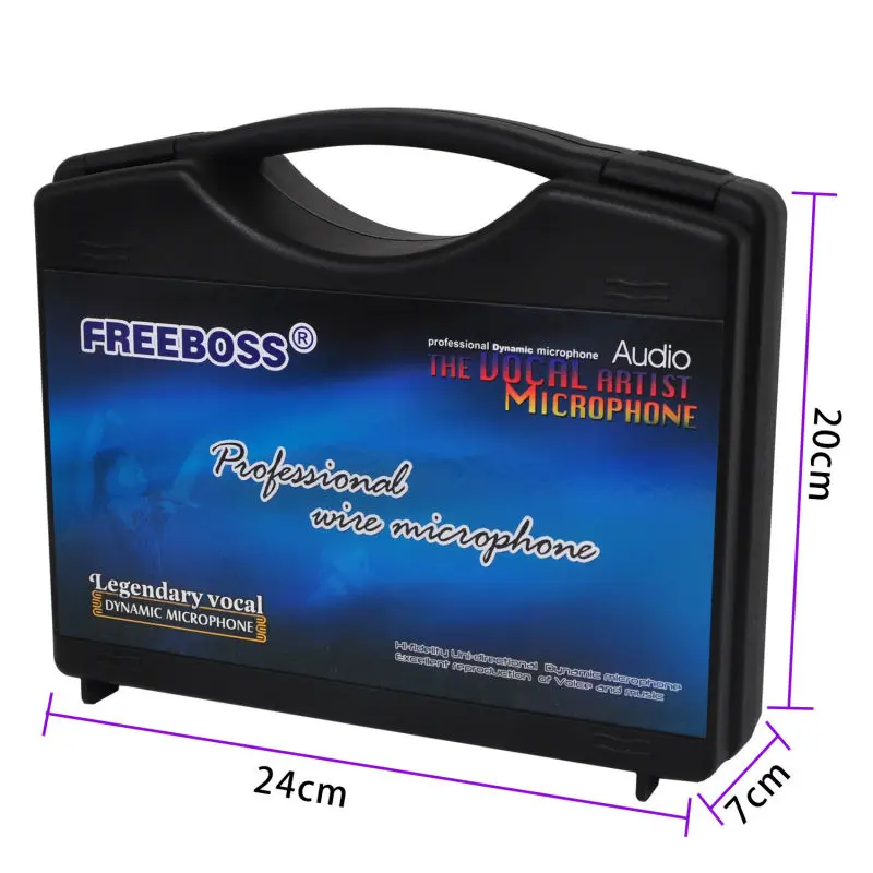ไมโครโฟนสายไมโครโฟนแบบใช้มือถือแบบไดนามิกไดอะแฟรมขนาดใหญ่ Cardioid ไมโครโฟนสำหรับคาราโอเกะ FB-Y01