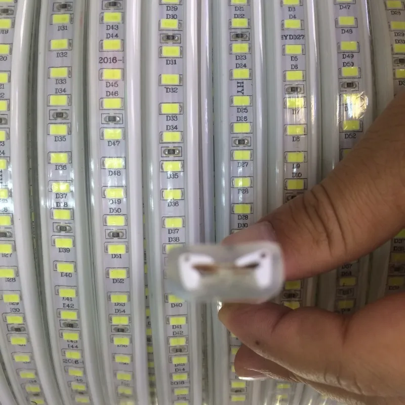 

LED Strip 220V 240V SMD 5730 120leds/m Waterproof Flexible Led Tape Light 5630 Rope Bar 20m 50m 100m Fast Shipping Wholesale