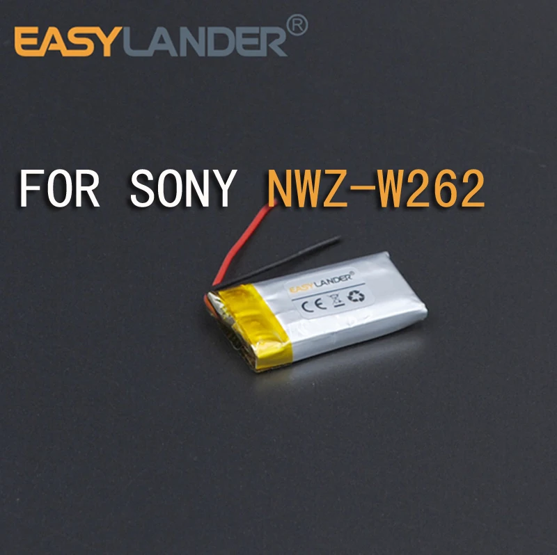 3.7V 110mAh بوليمر ليثيوم أيون بطارية لسوني وكمان nwz-W202 nwz-W252 NWZ-W262 سماعات MP3 سماعات
