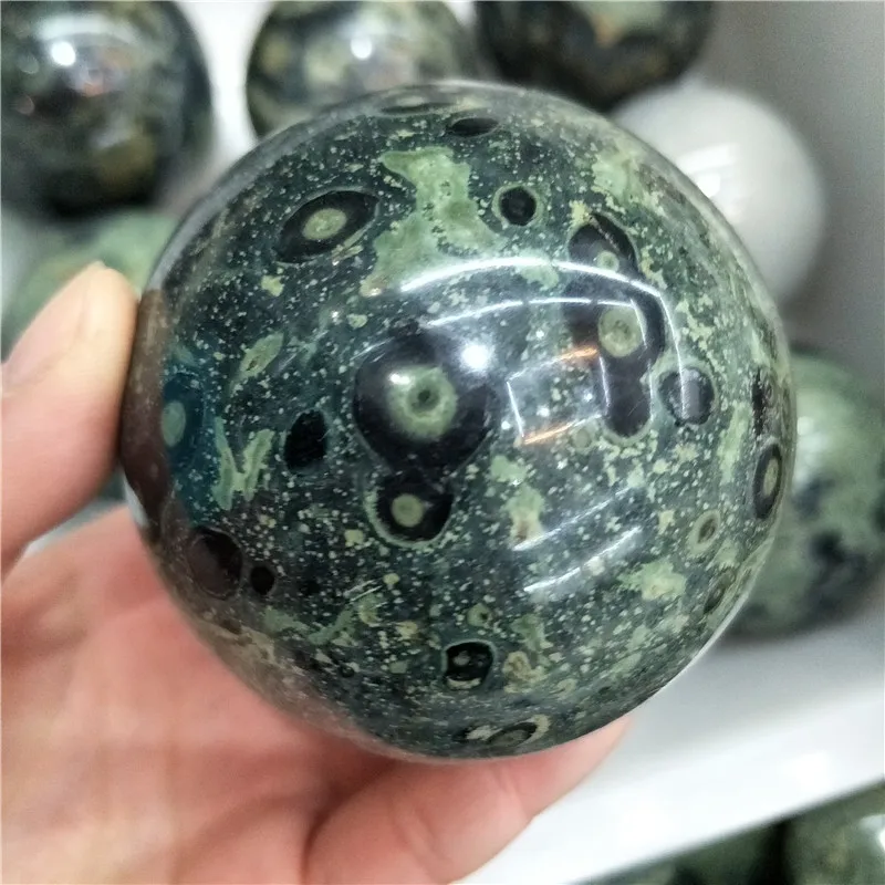 DHX SW large size  Peacock's eye sphere Kambaba jasper  stones and minerals