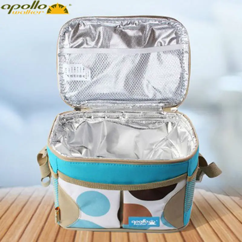 

Apollo insulated thermal bag Cooler Bag Portable Cooler lunch box lunch bag ice pack Bolsa Termica 600D Aluminum Foil ice bag