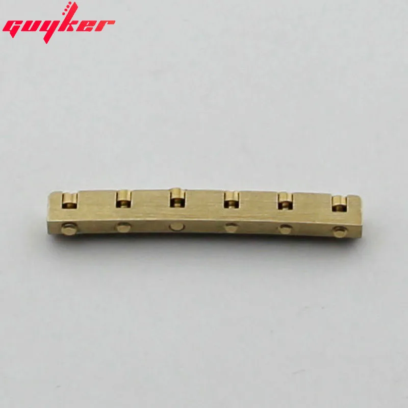 Guyker-tuerca de guitarra de 42mm, campana curva ajustable de altura, Tuercas de latón de repuesto para guitarra eléctrica de estilo ST TL