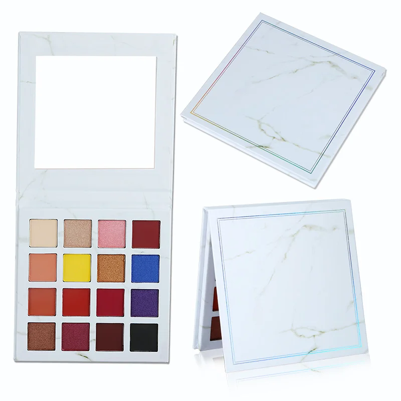 DE'LANCI – Palette de fards à paupières, produit cosmétique professionnel, mat, scintillant, 16 couleurs, ombre à paupières naturelle, étanche, tenue pressée